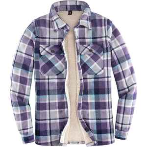 Chemise en flanelle de coton à carreaux surdimensionnée, déchirée et vieillie, style Ringer, pour homme - Product Image 4
