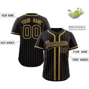Camiseta de Béisbol Personalizada por Sublimación, Uniforme Transpirable de Poliéster para Hombre, Camiseta de Softbol con Bordado y Estampado en Blanco para la Venta - Product Image 4