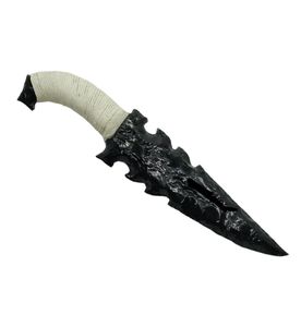 Daga de Cristal de Obsidiana Negra Hecha a Mano, Cuchillo Decorativo de Estilo Antiguo, Regalo para Rituales Espirituales, Decoración del Hogar - Product Image 1