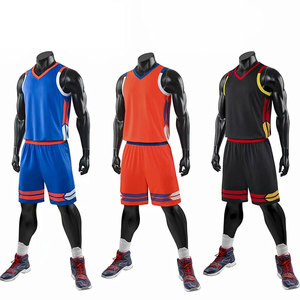 Basketball Set Uniforms Kits Men Women College Jerseys Sports Suits Breathable Moisture-Wicking Anti-Bacterial 100% Polyester - Product Image 3