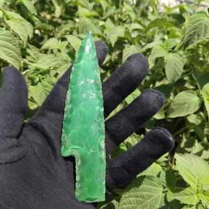 Cuchillo de Fibra Óptica Verde al por Mayor, Cuchillo de Vidrio de 6 Pulgadas, Hecho a Mano, Decorativo y Coleccionable - Product Image 3