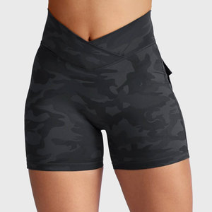Shorts Deportivos para Mujer, 160g, Personalizados, Corte Regular, Elásticos, 100% Poliéster Spandex, Cintura Media, Transpirables, Secado Rápido - Product Image 3