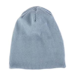 Custom Winter <b>Beanie</b> <b>Hat</b> Cap Wholesale Cheap Price Knitted Cap Product Unisex <b>Light</b> Blue Ribbed <b>Beanie</b> <b>Hat</b> Cap Casual Style - Product Image 1