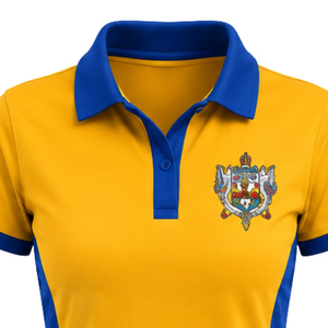 Camiseta Polo de Dos Tonos para Mujer Sigma Gamma Rho, Personalizada con Impresión, Manga Corta, con Cuello, Ropa de Sororidad, Proveedor Mayorista - Product Image 3
