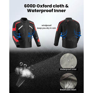 Vestes de moto personnalisées à prix réduit pour hommes – Équipement de conduite sur mesure et tendance – Veste de sécurité pour motard - Product Image 5