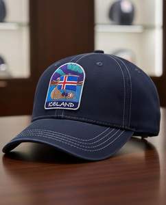 Patch brodé Islande à thermocoller/à coudre – Insigne, drapeau, blason de l'île – Cadeau - Product Image 3