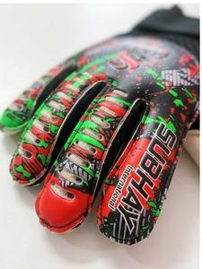 Gants de gardien de but de football Subhay, doigts entièrement couverts, respirants, en PU, fermeture auto-agrippante, équipement sportif unisexe - Product Image 3