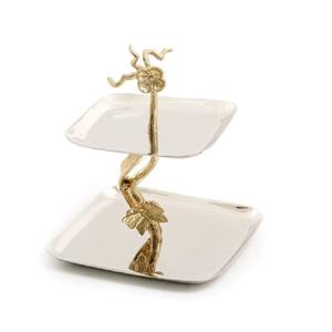 Base Redonda Negra Atractiva con Base Dorada en Forma de Pata de Gallina, Ideal para Exhibir Pasteles de Chocolate, Postres, Mesa de Fiesta y Decoración del Hogar - Product Image 4