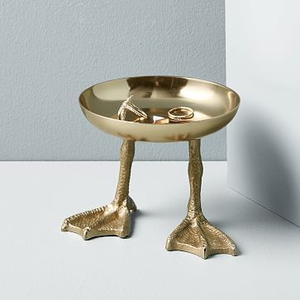 Bol décoratif de luxe en or en forme de patte de poulet, porte-bijoux, plat de rangement pour la décoration intérieure - Product Image 6