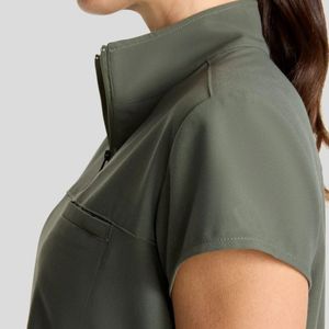 Blouse d'hôpital en tricot unisexe respirante multicolore personnalisable (couleur et logo) – Vente en gros - Product Image 3