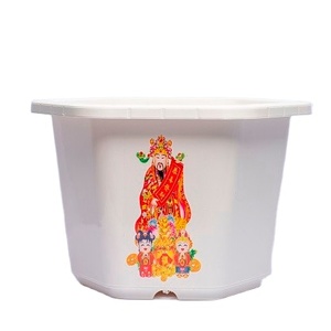 Bénédiction Pots de fleurs et jardinières d'intérieur/extérieur élégants Accessoires décoratifs pour la maison et le jardin - Product Image 3