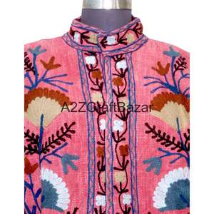 Chaqueta TNT con Diseño Floral Bordado a Máquina, Multi-Temporada, Ecológica, Transpirable y de Secado Rápido - Product Image 3