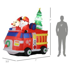 Christmas Inflatable Outdoor Holiday Yard Decorations Festive Christmas Inflatables for Premium Home Decor - Product Image 2
