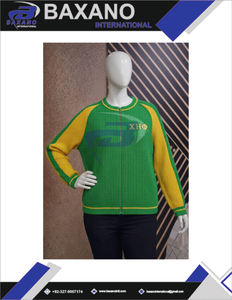 Suéter Cárdigan 100% Acrílico para Mujer de la Hermandad Chi Eta Phi CEPhi con Cierre y Logotipo Bordado - Product Image 4