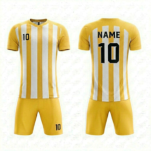Uniforme de football respirant, matière 100% polyester, séchage rapide, léger, évacuation de l'humidité, vêtements de sport unisexes personnalisés, uniforme de football - Product Image 6