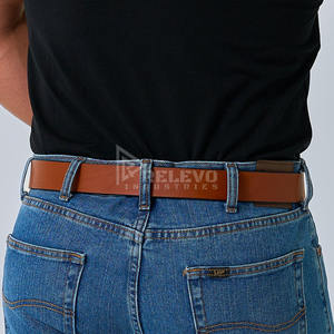 Cinturones de Cuero de Diseño para Hombre, Correas Reversibles al por Mayor, Cinturones de Lujo con Logotipo Personalizado, Suministro de Ropa Moderna B2B - Product Image 3