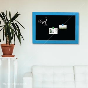 Wooden Frame Magnetic Mirror Writing <b>Board</b> for Liquid Chalk Markers and Home Décor - Product Image 6
