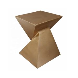 Taburete de aluminio martillado en acabado de cobre también disponible en níquel latón antiguo acabado pulido con espejo muebles pequeños para el hogar - Product Image 2