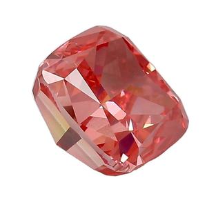 Diamant de laboratoire fantaisie taille coussin, couleur vive, 2,6 carats, certifié IGI, couleur E, percé au laser - Product Image 2