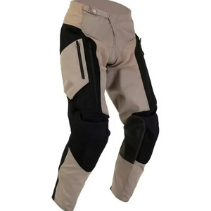 Pantalones de Motociclismo para Hombre, Color Gris y Negro, Cintura Ajustable, Transpirables, Sin Mangas, de Poliéster/Nailon, para Motocross - Product Image 3