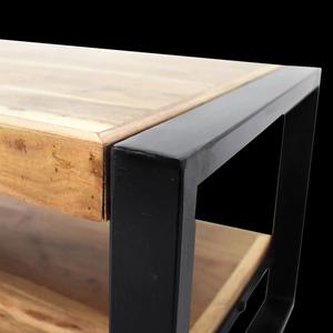 Mesa de Centro Vandana Nimbus Terra de 100 cm en Madera de Acacia - Product Image 3