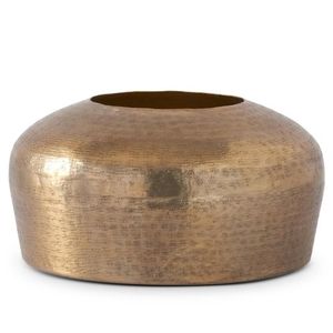 Vase de table en aluminium Art Déco Metal Wave 7 Neck pour la décoration de la maison et du bureau - Product Image 4