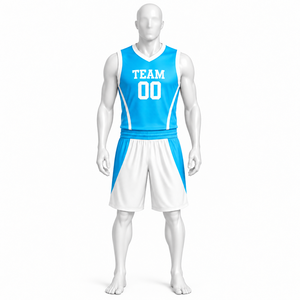 Ensemble d'uniformes de basketball réversibles 100 % polyester, maille professionnelle sublimée, sans manches, séchage rapide, vêtements de sport - Product Image 2