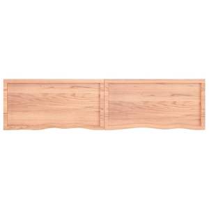 Piano del tavolo in legno massello di rovere marrone chiaro 78,7 x 19,7 pollici per tavolo da pranzo pieghevole - Product Image 4