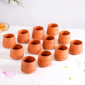 Pot à succulentes en argile peint à la main, petit pot à fleurs, design Wabi-Sabi, passe au lave-vaisselle, idéal pour hôtels et restaurants, conteneur pour cactus, cadeaux - Product Image 3