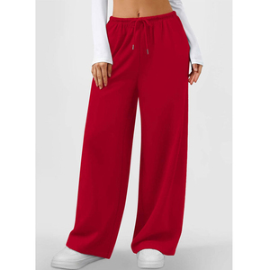 Pantalon ample et respirant pour femme, style streetwear décontracté, avec cordon de serrage, grandes tailles, faible MOQ - Product Image 6