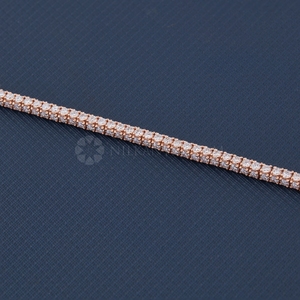Elegante Collar de Diamantes Cultivados en Laboratorio con Corte Redondo para Mujer, Venta al por Mayor de Proveedor y Fabricante Indio - Product Image 2