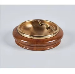 Cendrier en métal de luxe, cendrier décoratif pour cigarettes, cendrier coupe-vent pour extérieur, porte-cendres pour fumer, accessoire de table intérieur - Product Image 6