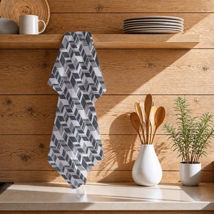 Serviette de cuisine personnalisée, design jacquard, super absorbante, pour usage en cuisine, au prix le plus bas. - Product Image 1