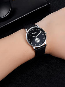 Montres à quartz romantiques <span class=keywords><strong>pour</strong></span> couples TOMI T072 T073, boîtier en alliage <span class=keywords><strong>de</strong></span> luxe, bracelet en cuir, montre <span class=keywords><strong>pour</strong></span> <span class=keywords><strong>cadeau</strong></span>, montres <span class=keywords><strong>pour</strong></span> amoureux, montres <span class=keywords><strong>pour</strong></span> affaires - Product Image 5