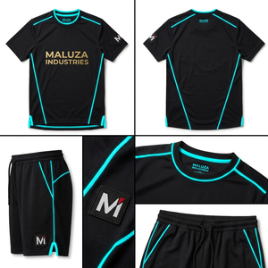Uniforme de Fútbol Sublimado Personalizado 100% Poliéster, Conjunto de Camiseta de Fútbol con Cuello en V, Uniformes de Equipo Personalizados que Absorben la Humedad - Product Image 6