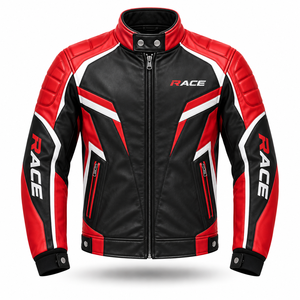 Veste de course F1, veste en cuir personnalisée pour le sport automobile, veste de motard pour homme et femme, veste d'équipe de course, qualité supérieure - Product Image 6