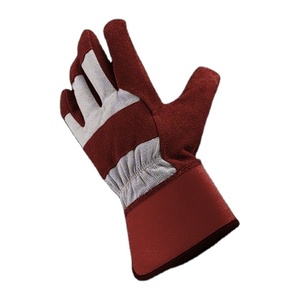 Canadian Cowhide Split Leather Rigger Gloves with Cotton <b>Liner</b> Heavy Safety Industrial Protection for Workmen and <b>Gardeners</b> - Product Image 6