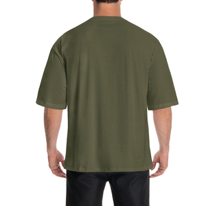 Camiseta Oversize de Algodón Puro 100% de Alto Gramaje para Hombre, 220 Gramos, Hombro Caído, Estilo Urbano, Ringer, Personalizada - Product Image 6