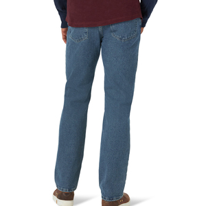 Fabricant de vêtements – Jeans en denim délavé vintage de haute qualité pour hommes, coupe ample, jambe large, grandes tailles, coupe droite - Product Image 2