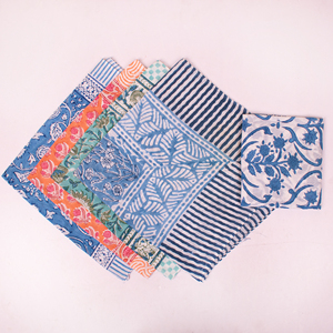 Classic Breathable Floral Cotton Bandana Scarf Unisex Head Hair Tie Accessory Handblock Boho Print Versatile Neck Wrap All - Product Image 4