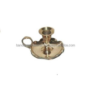 Bougie décorative de Table en laiton de haute qualité avec gravure et or fini pour la décoration intérieure pour la décoration de bureau - Product Image 2