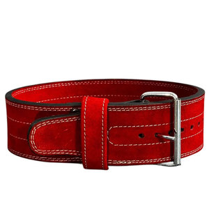 Cinturón Profesional de Powerlifting de 10 mm con Una Sola Hebilla, Soporte para Peso Muerto y Levantamiento de Pesas, Cinturón de Gimnasio de Cuero Vacuno Resistente - Product Image 2