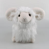 Greenmart OEM Peluche Mouton des Highlands Personnalisée en Laine Douce et Mignonne avec Doublure en Maille de Polyester Cadeaux Amusants Vente en Gros Direct Usine