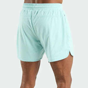 Shorts de basket-ball unisexes décontractés pour hommes, en mesh double couche, respirants et à séchage rapide, shorts de course tendance pour hommes - Product Image 2