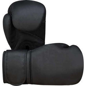 Gants de boxe en cuir à lacets pour hommes et femmes, équipement d'entraînement professionnel pour le kickboxing, le MMA et le Muay Thai, évacuation de l'humidité, personnalisables - Product Image 2