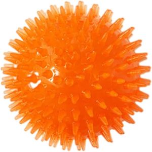 Petizer confezione da 3 3.5 \ "Squeaky Dog Toy Balls durevole interattivo galleggiante piscina ad acqua appuntita per cuccioli di cani di grossa taglia giocattoli da masticare - Product Image 1