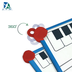 Reusable Magnetic Music Practice <b>Board</b> with Apple-Shaped Corner Covers for Music Learning - Product Image 3