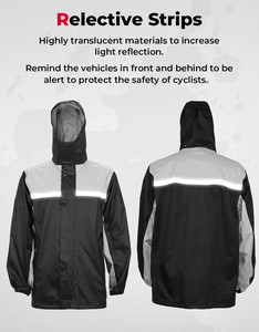 Ensemble de survêtement de ski de luxe pour homme, coupe-vent, avec fermeture éclair, en nylon réfléchissant noir, facile à porter - Product Image 4