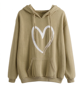 เสื้อฮู้ดโอเวอร์ไซส์ Ostriya Intl Custom Solid Front Pullover สำหรับผู้หญิง คุณภาพสูง ระบายอากาศได้ดี เหมาะสำหรับฤดูหนาว ผลิตจากผ้าฝ้าย 100% น้ำหนัก 140 กรัม สไตล์สตรีทแวร์ - Product Image 6