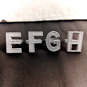 Élégant anneau de serviette en aluminium avec lettre I J K L, pièce unique, boucle de serviette en métal alphabet pour vaisselle de table personnalisée pour dîner - Product Image 6